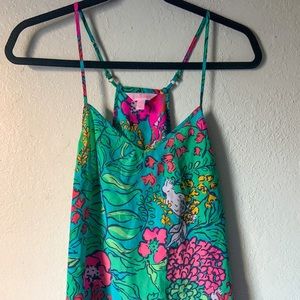 Lilly Pulitzer 100% silk tank